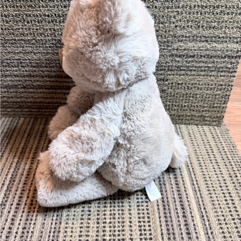Plush Tan Teddy Bear Stuffed Animal Toy Rattle 13” Spark Soft - Picture 5 of 11